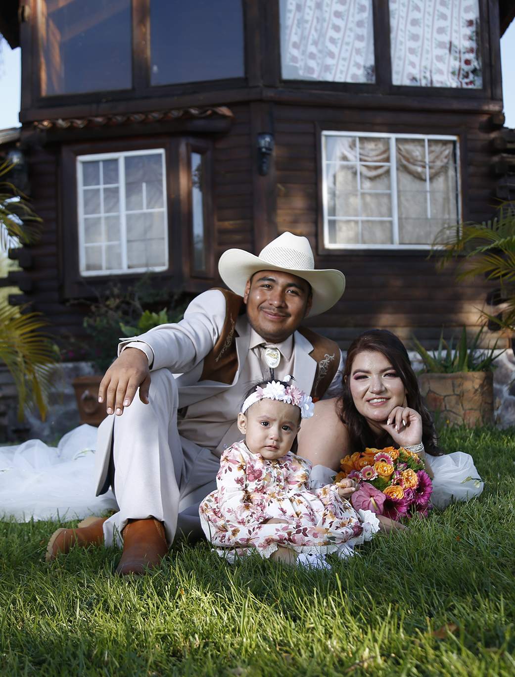 3 family portrait with parents and child